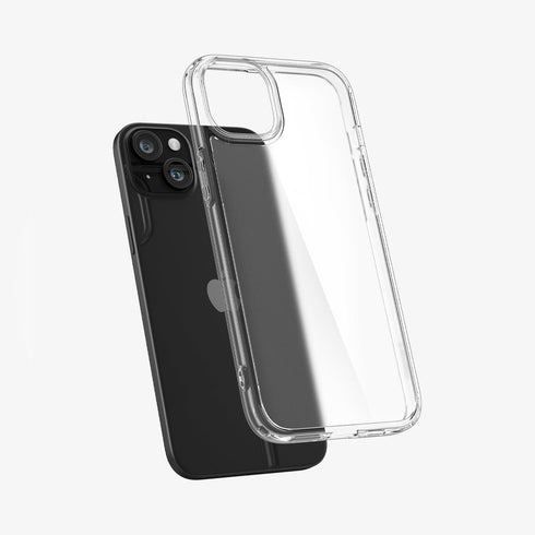 ACS06567 - iPhone 15 Pro Max Case Ultra Hybrid in frost clear showing the back